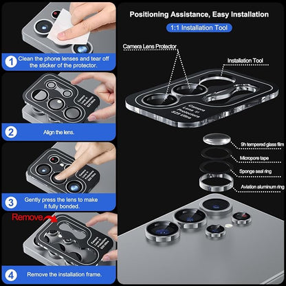 WSKEN for Samsung Galaxy S25 Ultra Camera Lens Protector - Image 6