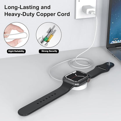 Fast Charger for Apple Watch Charger, Magnetic iWatch Charger to USB A Cable - Image 9
