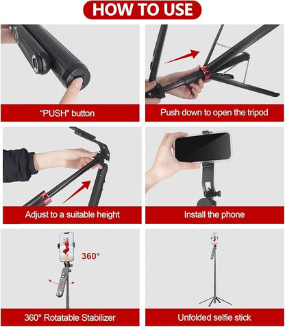 Huryfox Selfie Stick Phone Tripod - Image 9