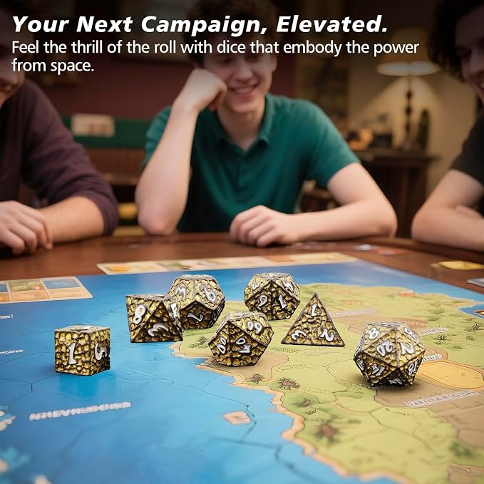 PJOY Metal D&D Dice Set for Dungeons and Dragons Dice - Image 7