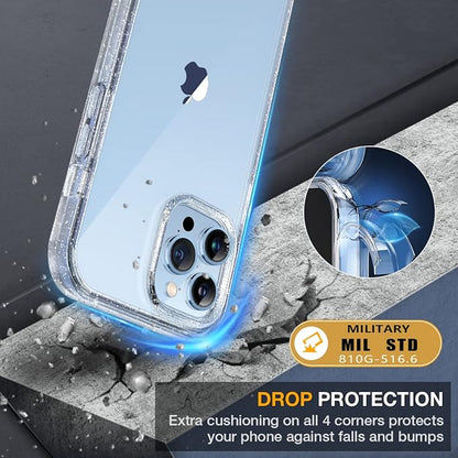 Miracase Glass Case for iPhone 13 Pro Max 6.7 inch, Upgrade Full-Body Clear - Image 5