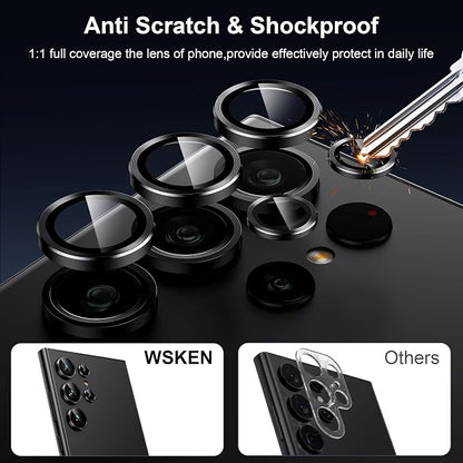 WSKEN for Samsung Galaxy S24 Ultra Camera Lens Protector, Ultra Thin Scratch - Image 3
