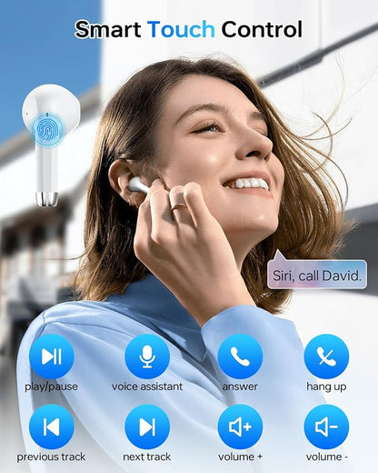 Wireless Earbuds Bluetooth 5.3 Headphones, 40Hrs Playback Stereo Ear Buds - Image 5