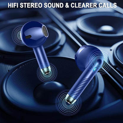 Wireless Earbuds, 40H Playback Mini Case IP7 Waterproof Sports Earphones - Image 6