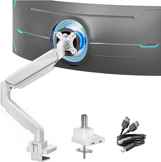 ARES WING Single Monitor Arm, Heavy Duty Adjustable Monitor Arm by ARESWING