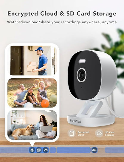 2K Wired Security Camera, Indoor/Outdoor - Image 4