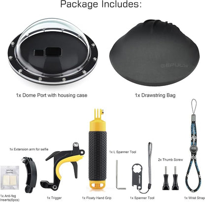 Dome Port for GoPro Hero 8 Black, Dome Port Lens - Image 8