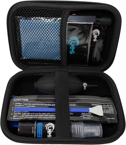 UES 21-in-1 Camera Cleaning Kit: 10 APS-C 16mm Sensor Cleaning Swabs, 5 Lens - Image 2