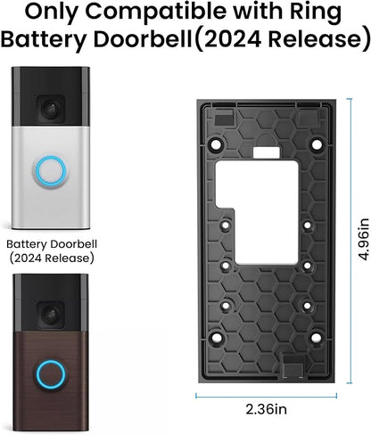 No-Drill Adhesive Video Doorbell Mount Compatible - Image 2