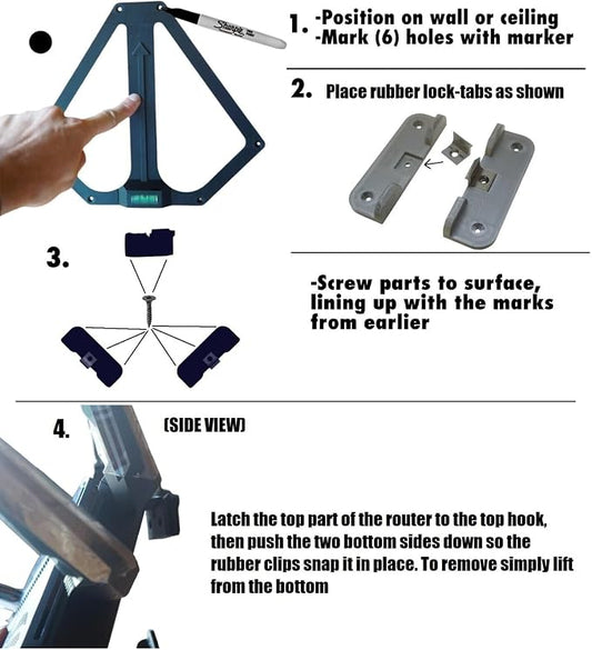 Ceiling Mount Wall Holder Bracket - Image 2
