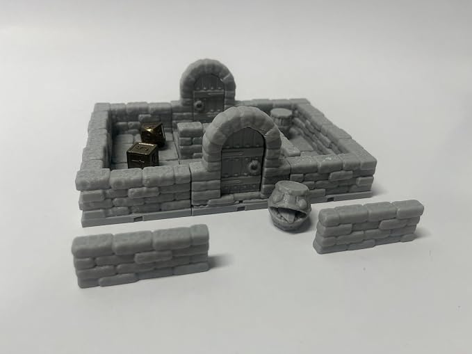 Miniature RPG Modular Tile System 18mm or 28mm DND Terrain Building Accessories - Image 4