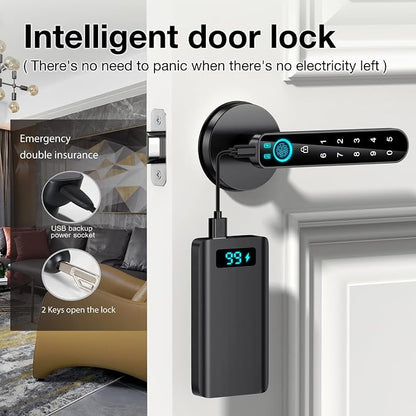Fingerprint Door Lock- Smart Door knob, biometric Door Lock，with passcode - Image 5