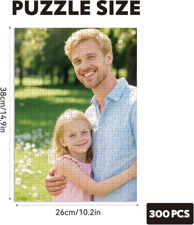 Custom Puzzles from Photos, Personalized Natural Wood Puzzle - Image 2