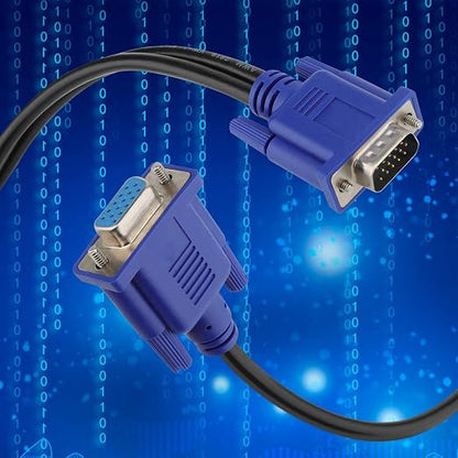 PASOW VGA Splitter Cable 1080P Dual VGA Monitor Y Cable 1 Male to 2 Female - Image 6