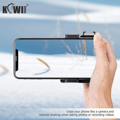 KIWIFOTOS Phone Camera Grip Handle Holder Phone Tripod Mount - Image 4