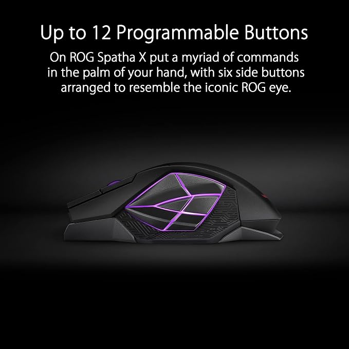 ASUS ROG Spatha X Wireless Gaming Mouse - Image 4