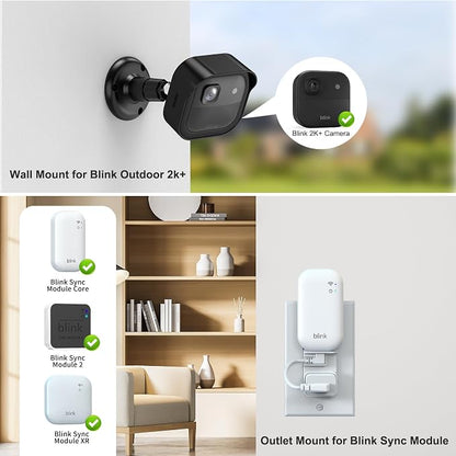 Blink Camera Mount for Outdoor 2K+, 3 Pack Protective Housing and 360° - Image 2