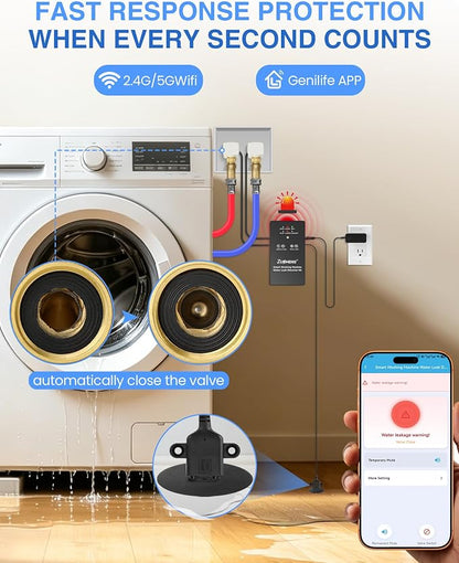 WiFi Washing Machine Water Leak Detector Kit - Image 2