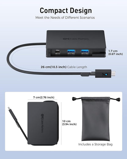Cable Matters 8-in-1 USB C Hub Multiport Adapter - Image 8