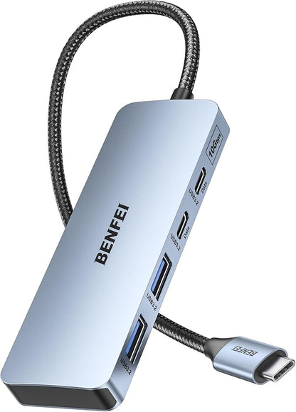 BENFEI USB C Hub 10Gbps, 4 Ports USB 3.2 Adapter by BENFEI
