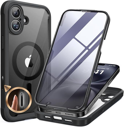 Miracase Magnetic for iPhone 16 Plus Case Full-Body Phone by Miracase