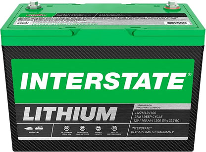 Interstate Batteries 12V 100Ah Group Size 27M Lithium Marine/RV Deep Cycle - Image 5
