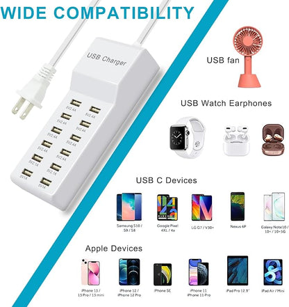 Multiple USB Charger Station 12 multiport Charger Station Hub - Image 3
