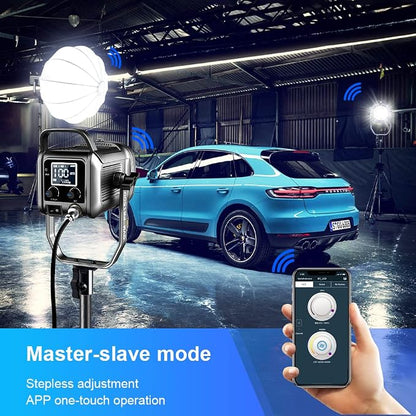 GVM 150W LED Video Light 2700K~7500K Video Light Photography Studio Light Kit - Image 3