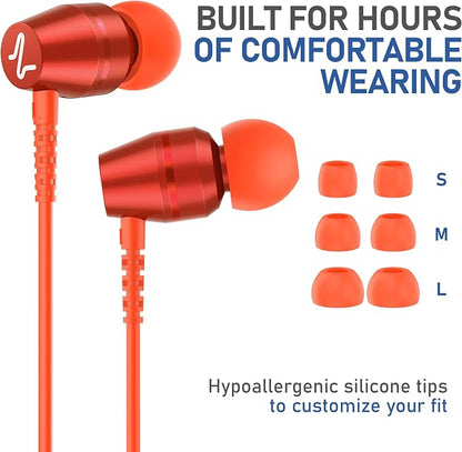 LUDOS OMNITONE Wired Earbuds in-Ear Headphones, 5 Year Warranty, Earphones - Image 6