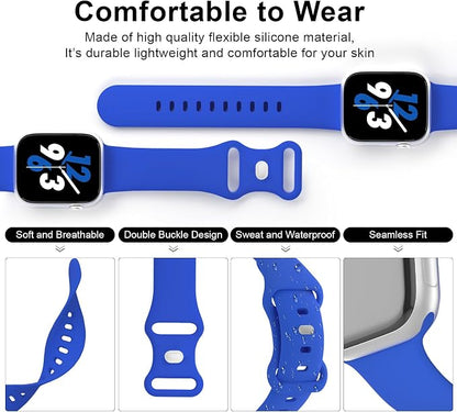 Sport Band Compatible with Apple Watch 38mm 40mm 41mm 42mm 44mm 45mm 46mm 49mm - Image 3