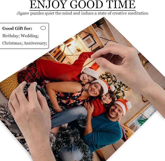 Custom Puzzle 120/200/300/500/1000/1500 Pieces, Personalized Puzzle from Your - Image 5