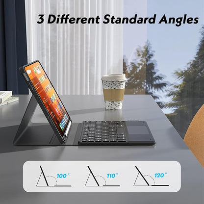 Keyboard Case for iPad Pro 12.9 Inch 2017/2015, 7 Color Backlit, Detachable - Image 4