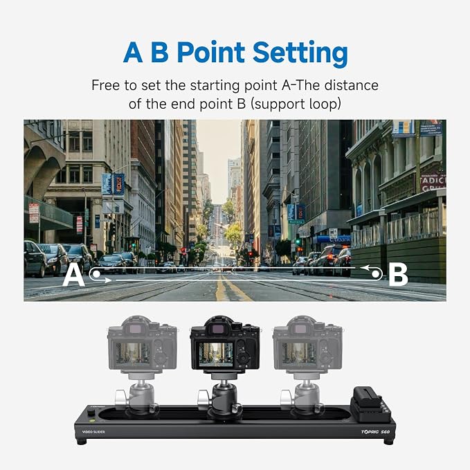 Accsoon Toprig 16inch/40cm Camera Slider Motorized, Button&APP Control - Image 8