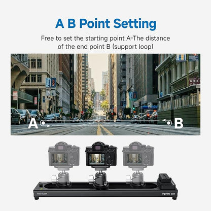 Accsoon Toprig 16inch/40cm Camera Slider Motorized, Button&APP Control - Image 8