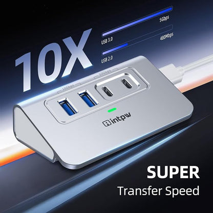 USB C Hub 10Gbps, 4 Port USB Splitter - Image 3