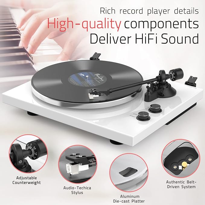 Turntables Record Player for Vinyl - Image 4
