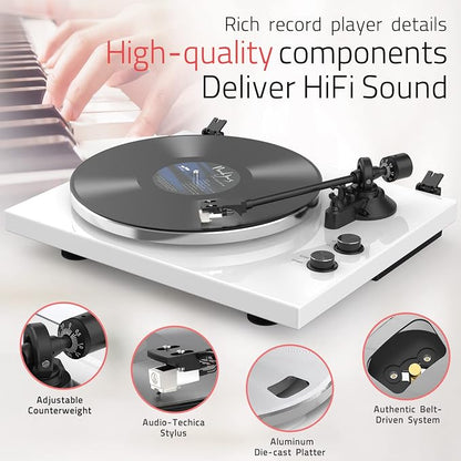 Turntables Record Player for Vinyl - Image 4