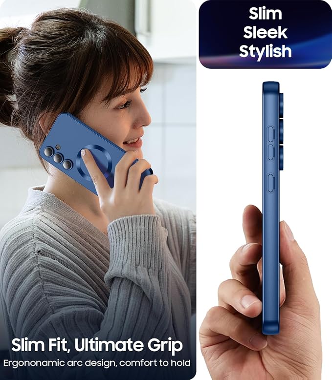 Magnetic for Samsung Galaxy S25 Plus Case Slim Soft Silicone Bumper Shockproof - Image 7