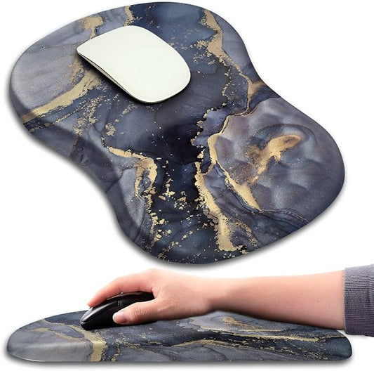 Mouse Pad Wrist Support, Ergonomic Mouse Pad by KUOSGM