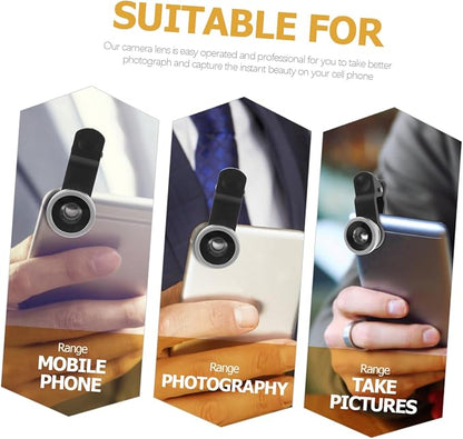 Portable Cell Phone Camera Lens Super Wide Angle Lens Macro Lens Fisheye Lens - Image 9