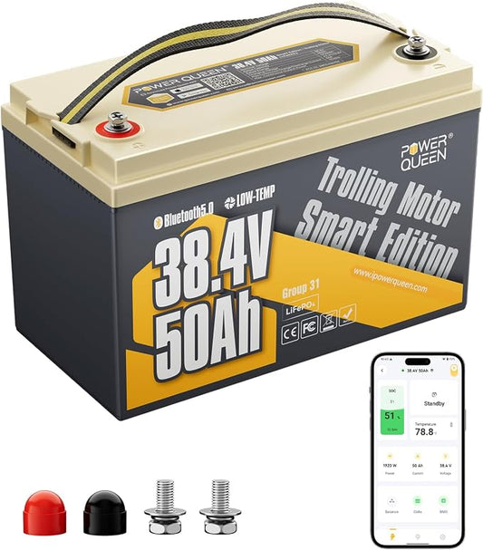 Power Queen 36V50Ah LiFePO4 Battery by PowerQueen