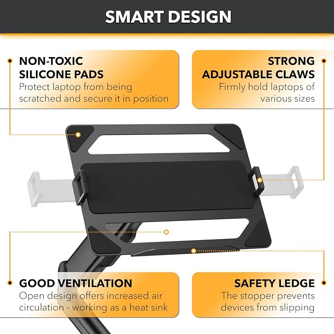 CondoMounts Laptop Wall Mount | Spring-Assisted Arm - Image 2
