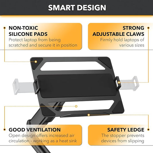 CondoMounts Laptop Wall Mount | Spring-Assisted Arm - Image 2