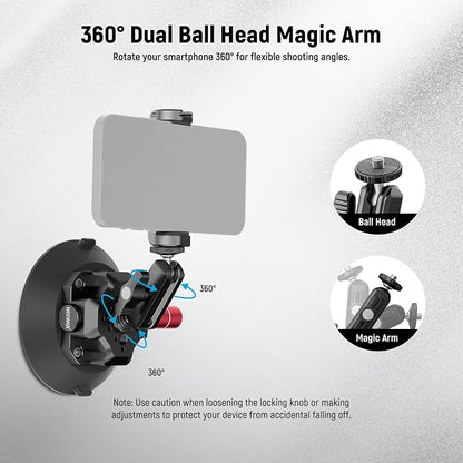 NEEWER 4.5" Suction Cup Camera Mount - Image 5