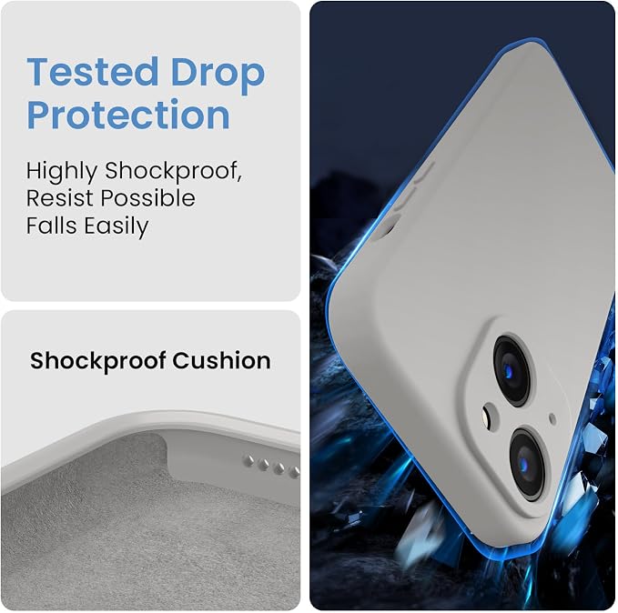FireNova Designed for iPhone 15 Plus Case, Silicone Case with, Soft - Image 4
