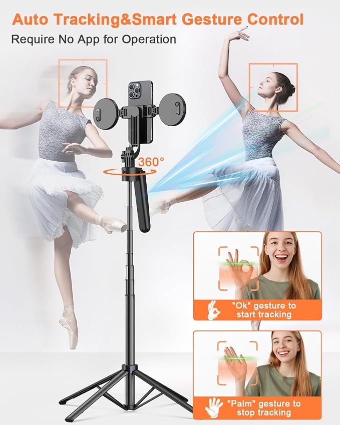 71” Auto Face Tracking Tripod for iPhone - Image 2