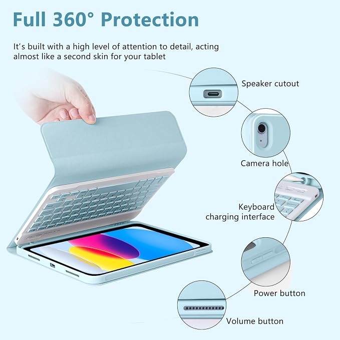 MMK iPad A16 Case, iPad 10th Generation Case - Image 6