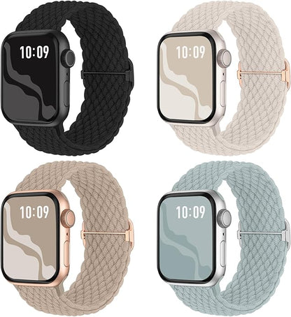 4 Pack Braided Stretchy Bands Compatible by Suitisbest