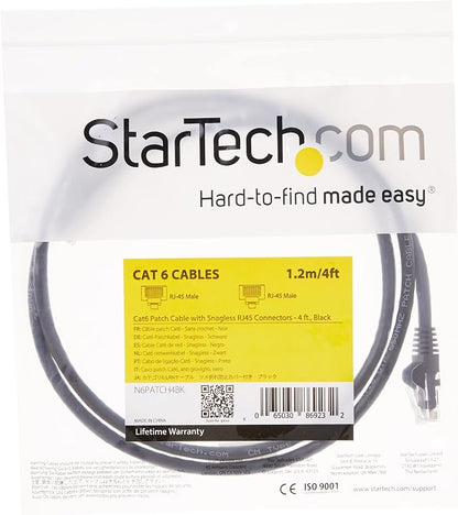 StarTech 4ft CAT6 Ethernet Cable - Image 4