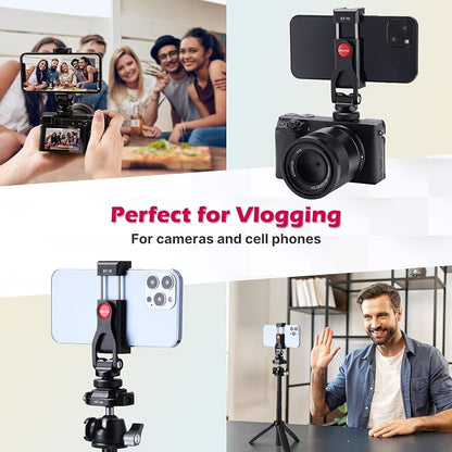 ULANZI Metal Phone Tripod Mount ST-10, Universal 360° Smartphone Adapter - Image 6